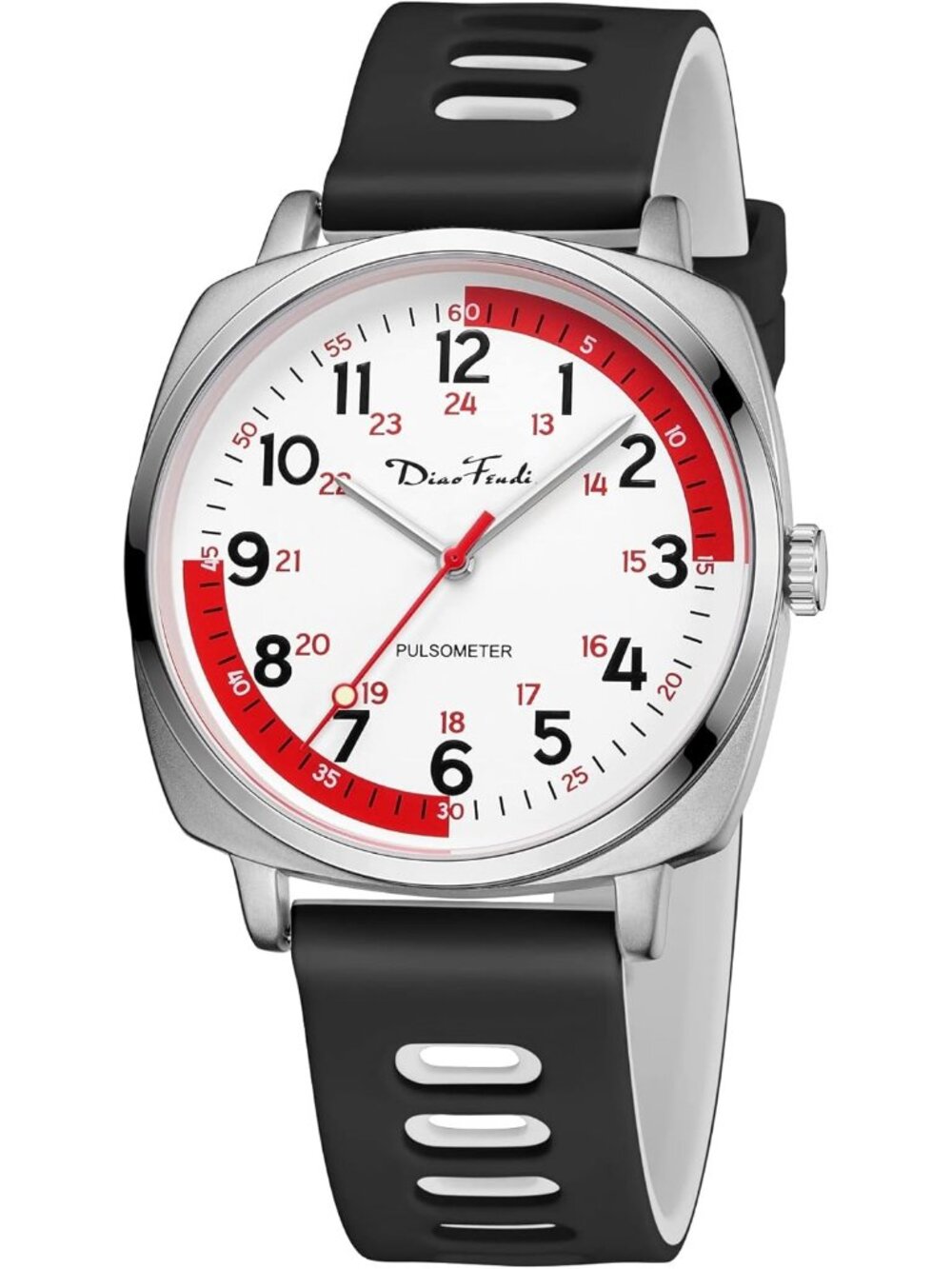 Diaofendi Women's Black Analog Nurse Medical Professional Waterproof Wrist Watch